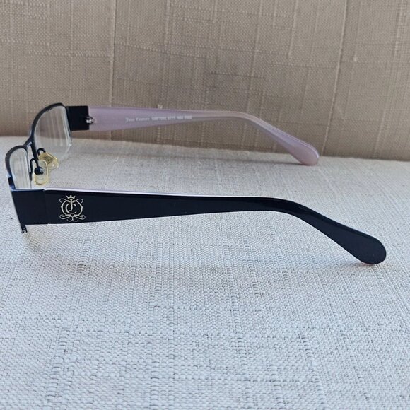 Juicy Couture Women Eyeglasses Frame Halr Rim Black LUCY Glasses Made in Italy - Picture 9 of 12